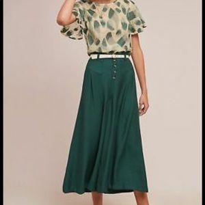 Anthropologie wide leg pants